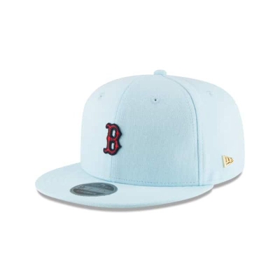 Boston Red Sox Gorra | New Era MLB Micro Stitch 9fifty Snapback Cap Mexico - Azules